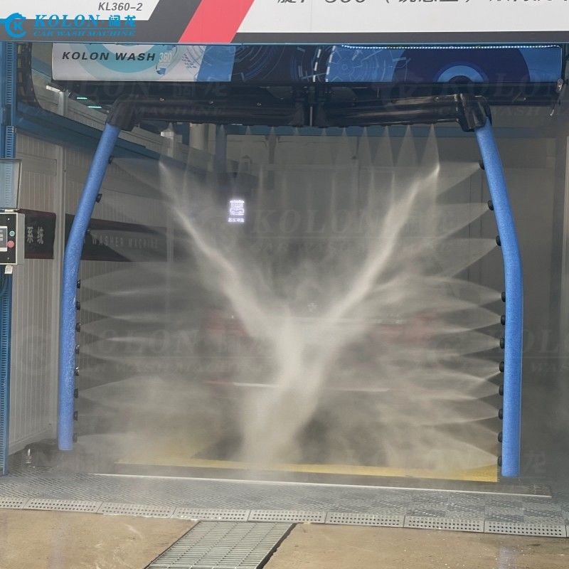 Automatic Brushless Touchless Car Wash Machine KL360-2 18.5kw Water Pump 12kw Air Dryer