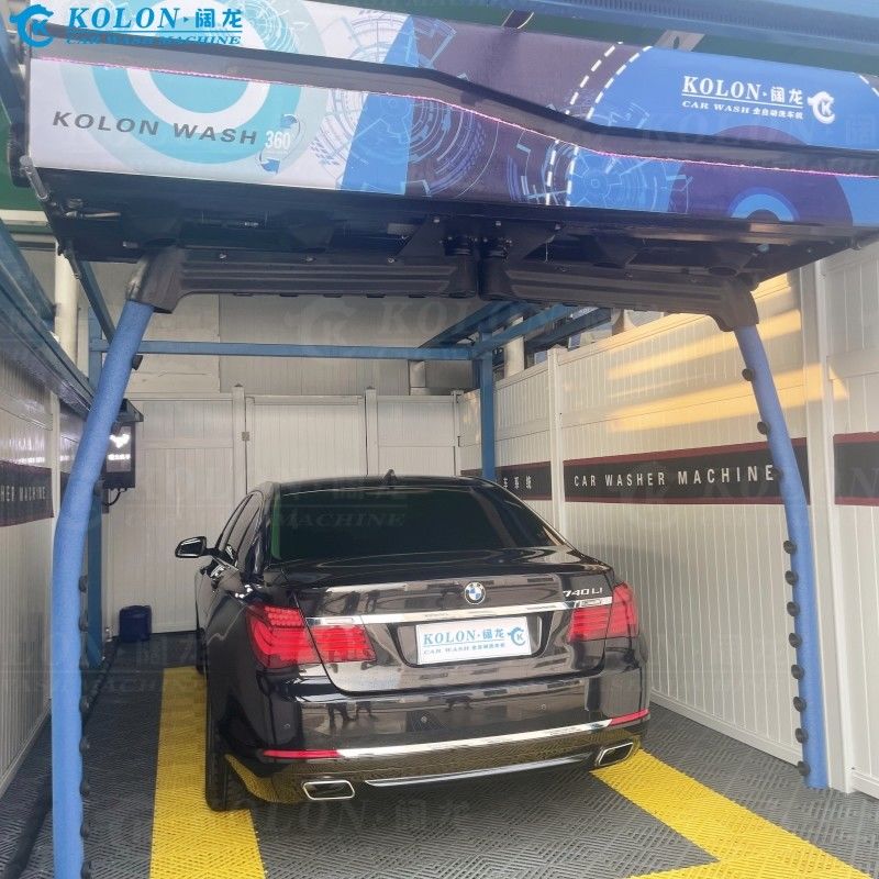 Automatic Brushless Touchless Car Wash Machine KL360-2 18.5kw Water Pump 12kw Air Dryer