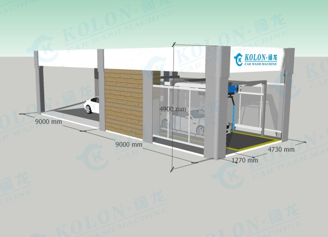KOLON 380V 24.5kW Adjustable Pressure Touchless Car Washer With High Pressure Washing Function