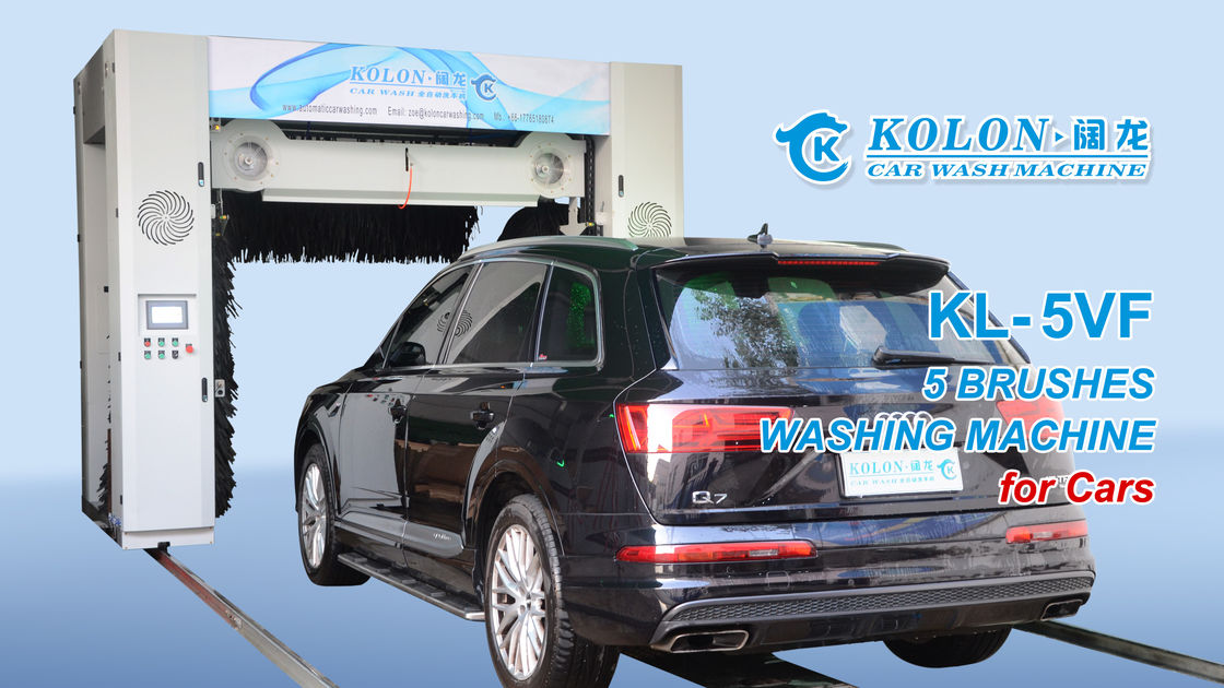 5 Brushes Automatic Rollover Car Wash Machine Blower Automatically Up Down For Car