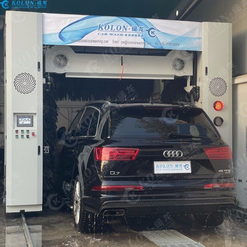 5 Brushes Automatic Rollover Car Wash Machine Blower Automatically Up Down For Car