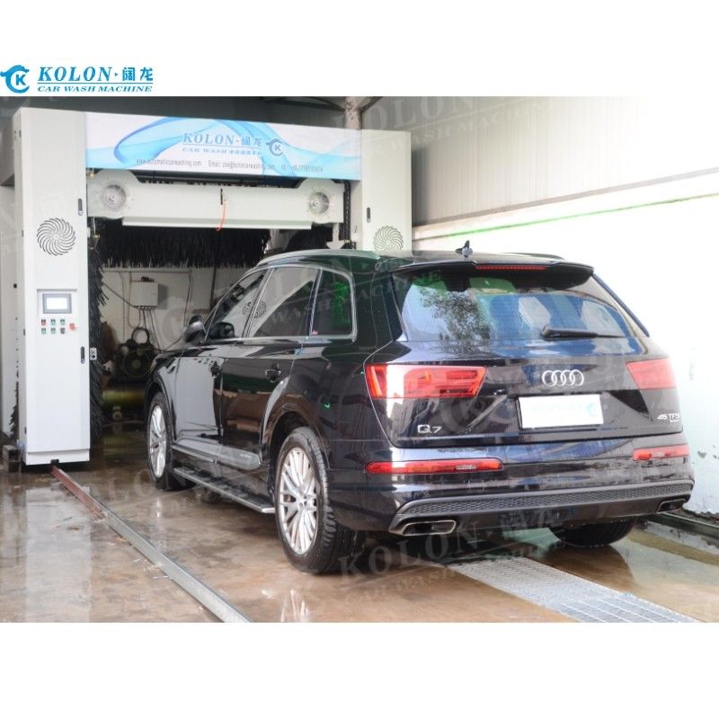 5 Brushes Automatic Rollover Car Wash Machine Blower Automatically Up Down For Car